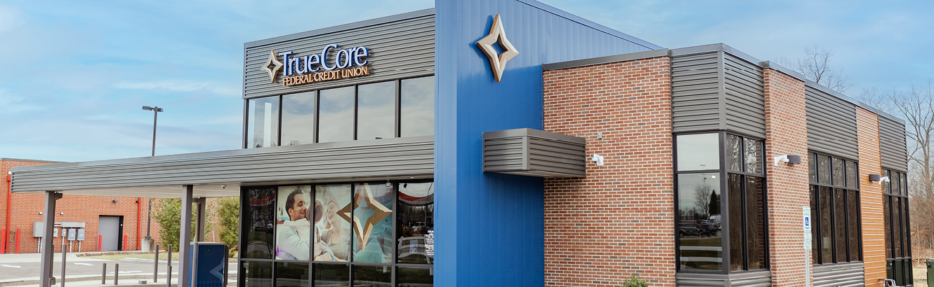 Outdoor photo of TrueCore Pataskala branch.