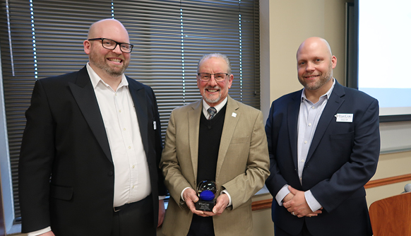 Award winner, John Fisher